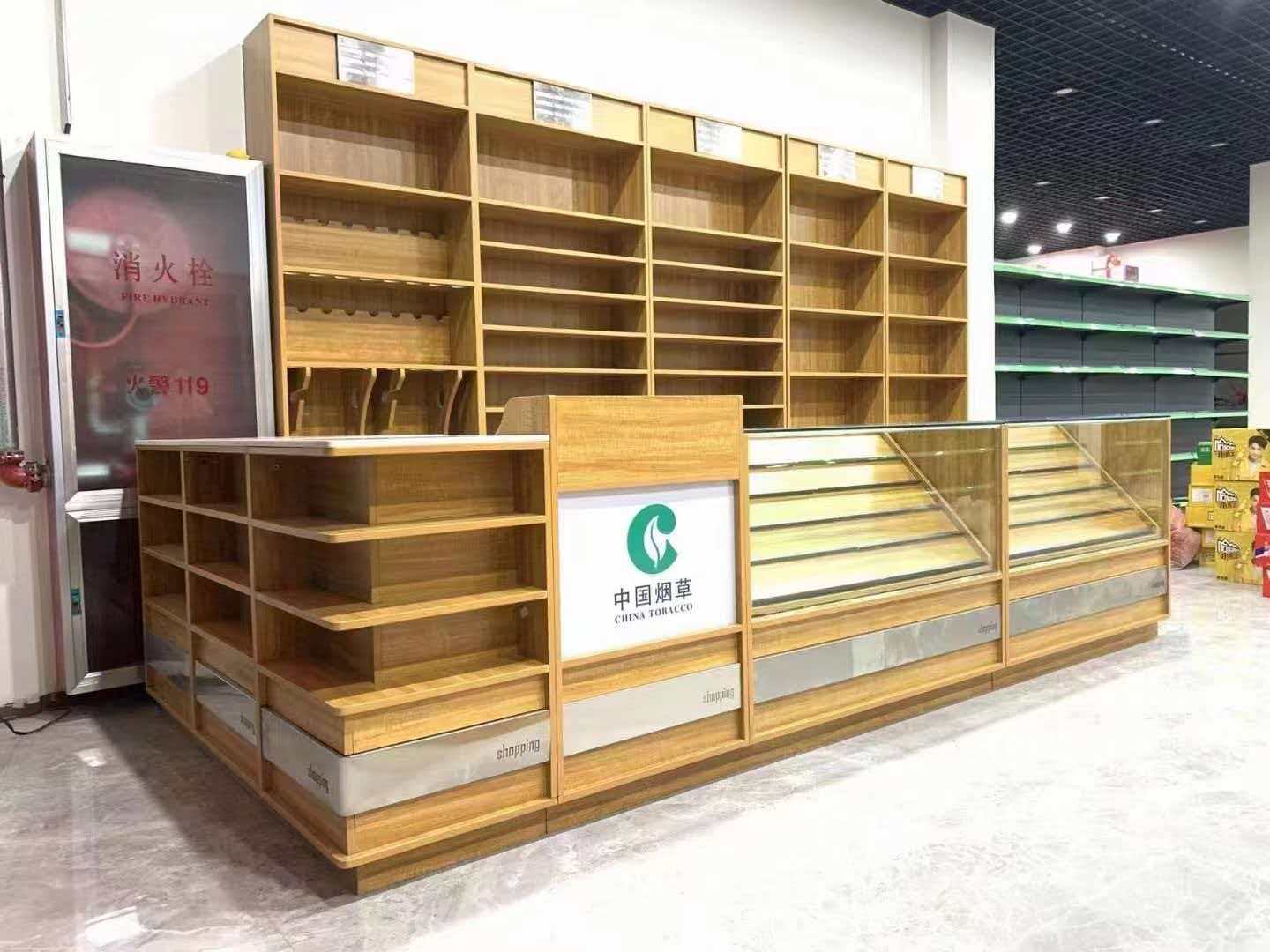 东洲区烟酒柜果蔬货架 - 方案